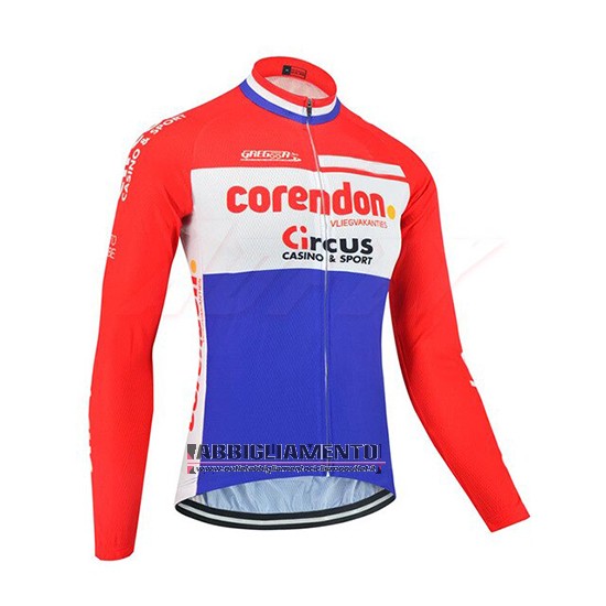 Abbigliamento Corendon Circus 2019 Manica Lunga e Calzamaglia Con Bretelle Rosso Bianco Azul - Clicca l'immagine per chiudere